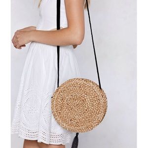 NASTY GAL - Straw Crossbody Bag